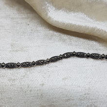 Load image into Gallery viewer, Sterling Silver Marcasite Bracelet
