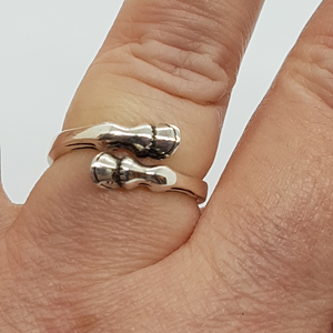 Sterling Silver Horse Hoof Ring