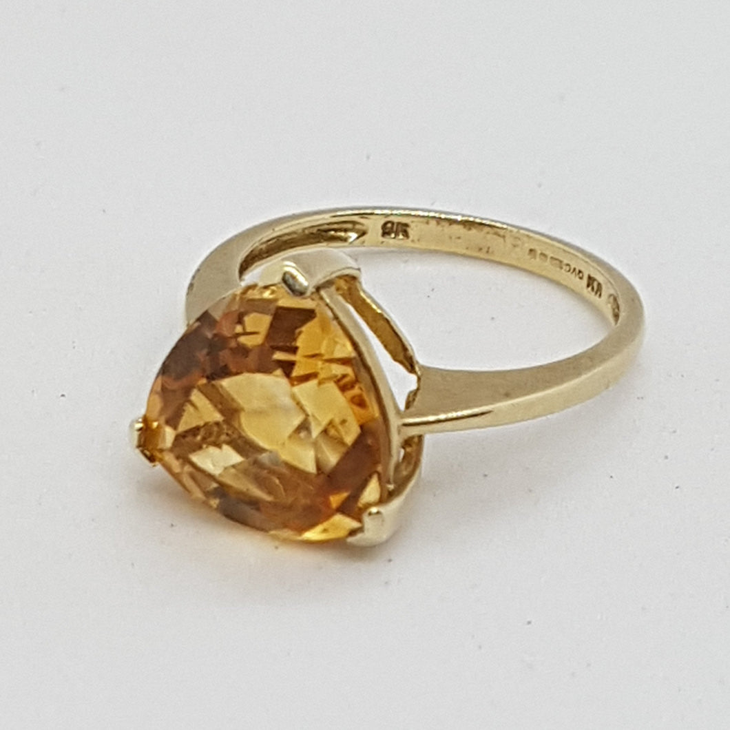 9ct Gold Citrine Ring