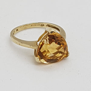 9ct Gold Citrine Ring