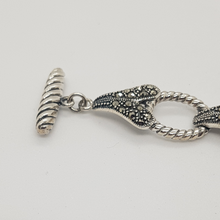 Load image into Gallery viewer, Sterling Silver Marcasite Bracelet
