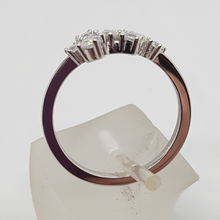 Load image into Gallery viewer, Sterling Silver Cluster CZ Ring
