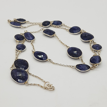 Load image into Gallery viewer, Sterling Silver Sapphire Necklace
