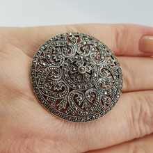 Load image into Gallery viewer, Sterling Silver Marcasite Ring
