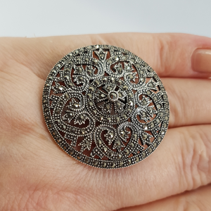 Sterling Silver Marcasite Ring