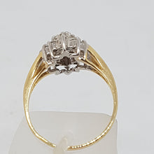 Load image into Gallery viewer, Vintage 9ct Gold Diamond Cluster Ring
