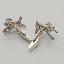 Load image into Gallery viewer, Sterling Silver Spaniel Cufflinks
