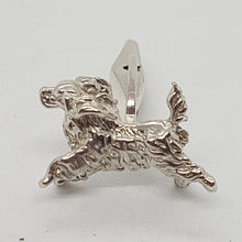 Load image into Gallery viewer, Sterling Silver Spaniel Cufflinks
