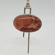 Load image into Gallery viewer, Sterling Silver Red Jasper Pendant
