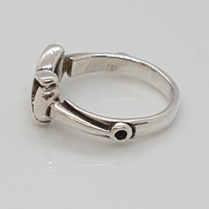 Sterling Silver Snaffle Ring