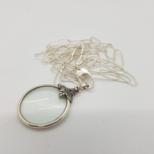 Load image into Gallery viewer, Sterling Silver Magnifying Glass and Chain
