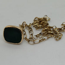 Load image into Gallery viewer, Antique 9ct Gold Fish Fob Pendant and Chain
