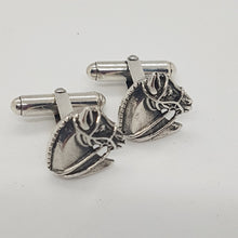 Load image into Gallery viewer, Sterling Silver Horse Head Cufflinks

