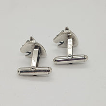Load image into Gallery viewer, Sterling Silver Horse Head Cufflinks
