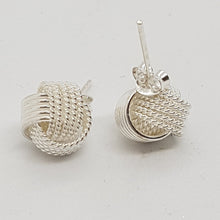 Load image into Gallery viewer, Sterling Silver Knot Earrings
