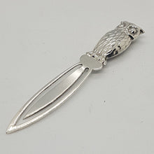 Load image into Gallery viewer, Sterling Silver Owl Bookmark
