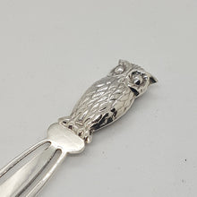 Load image into Gallery viewer, Sterling Silver Owl Bookmark
