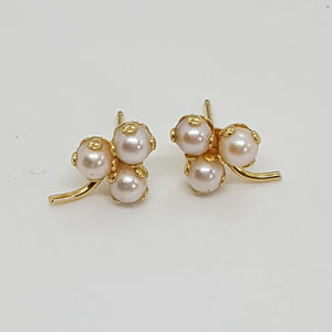 14ct Gold Cultured Pearl Earrings