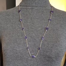 Load image into Gallery viewer, Sterling Silver Sapphire Necklace
