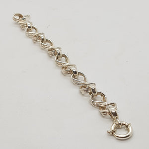 Sterling Silver Twist Bracelet