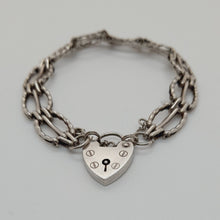Load image into Gallery viewer, Vintage Sterling Silver Gate Bracelet
