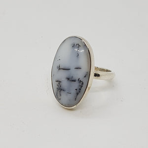 Sterling Silver Merlinite Ring