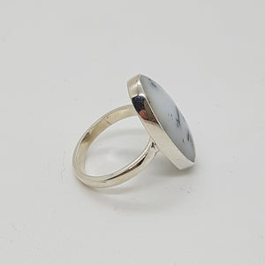 Sterling Silver Merlinite Ring