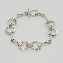 Load image into Gallery viewer, Sterling Silver Snaffle Bracelet
