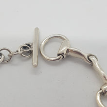 Load image into Gallery viewer, Sterling Silver Snaffle Bracelet
