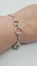 Load image into Gallery viewer, Sterling Silver Snaffle Bracelet
