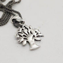 Load image into Gallery viewer, Sterling Silver and Marcasite Tree of Life Pendant
