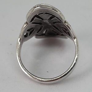 Vintage Sterling Silver Marcasite Ring